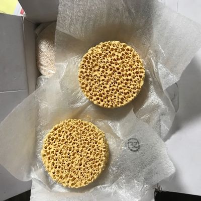 シリコンカービッド 溶融金属フィルタリング溶液のための真空性セラミック泡フィルター